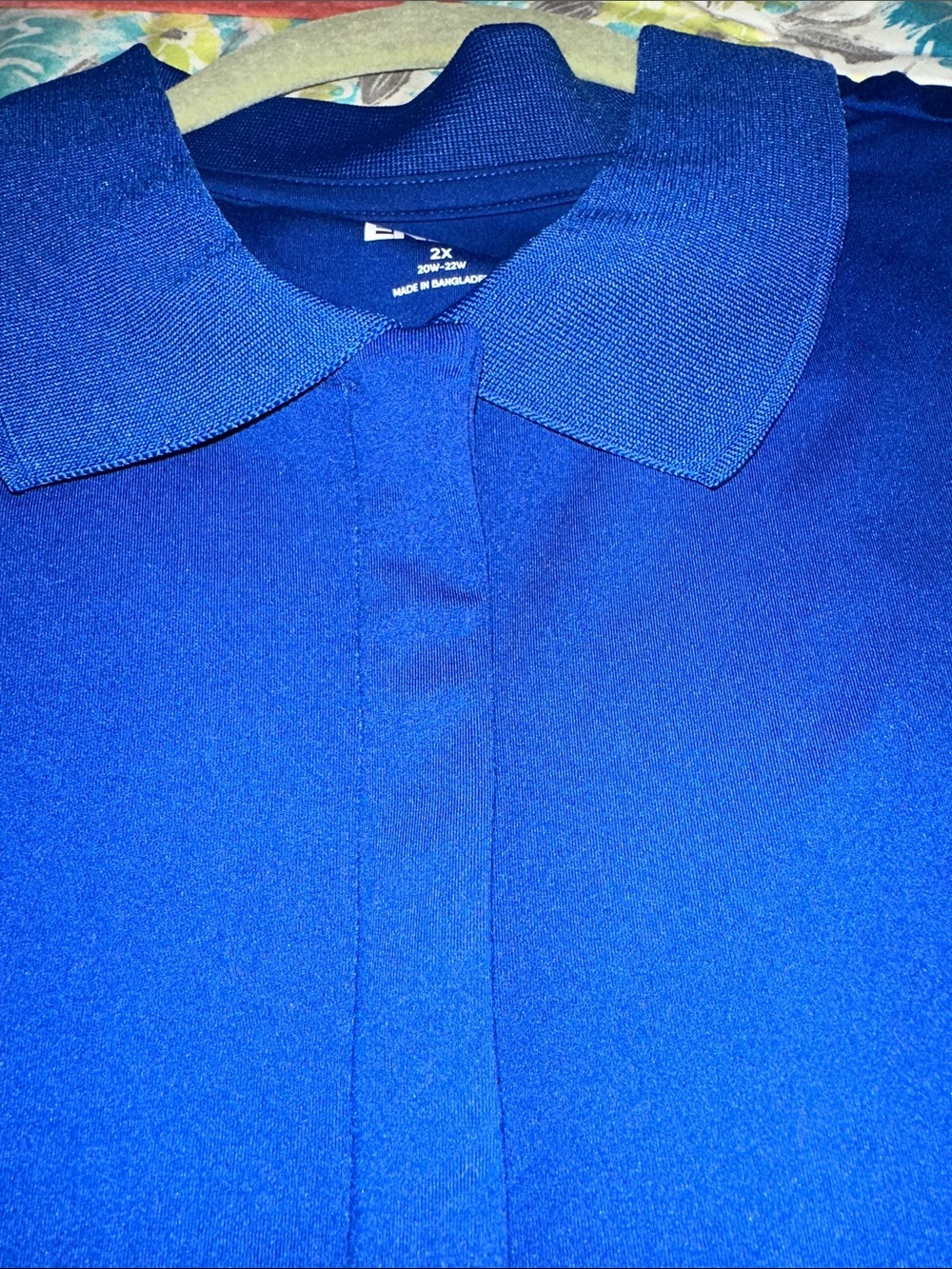 Lands' End Royal Blue Short-Sleeve Polo - Picture 3 of 3